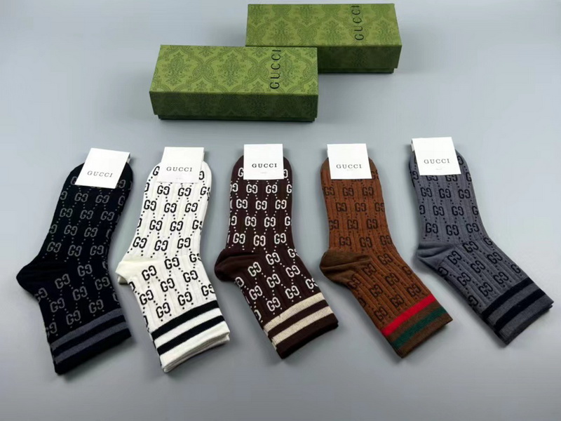 Gucci Socks(5 pairs)-357