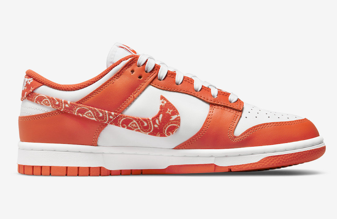 Nike Dunk Low Orange Paisley