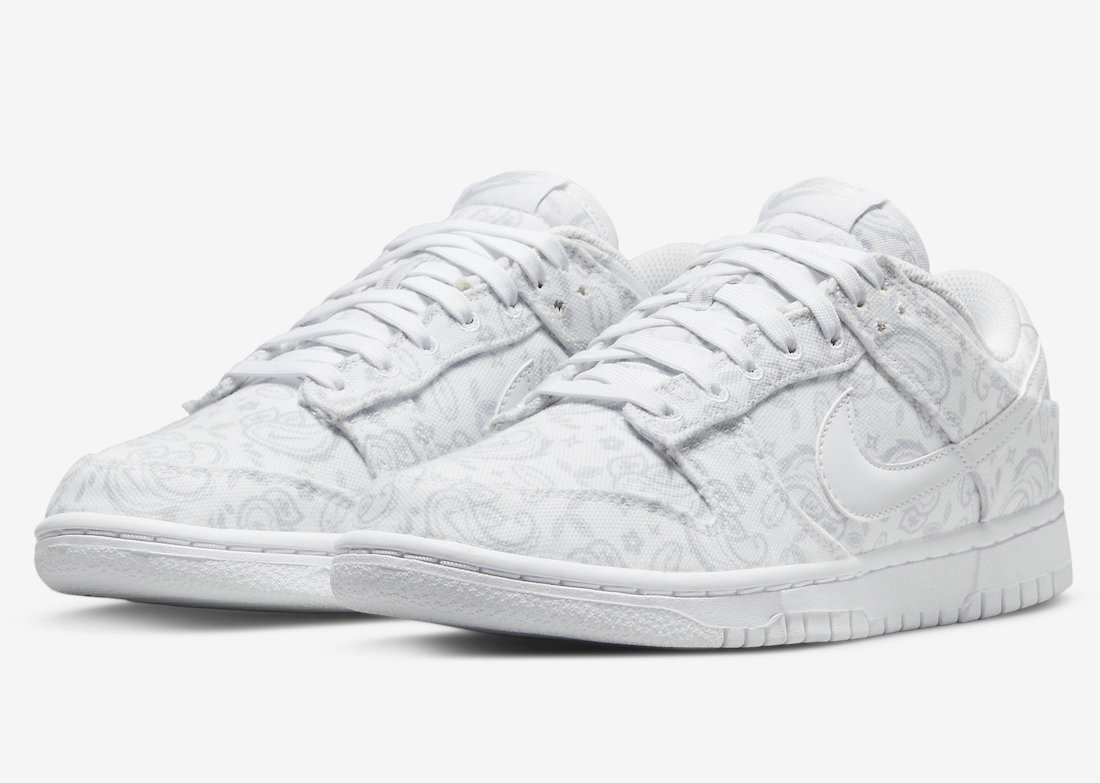 Nike Dunk Low White Paisley